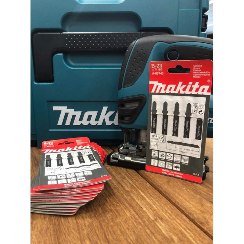 jogo de laminas de serra tico tico para metais b23 makita a 85743 4