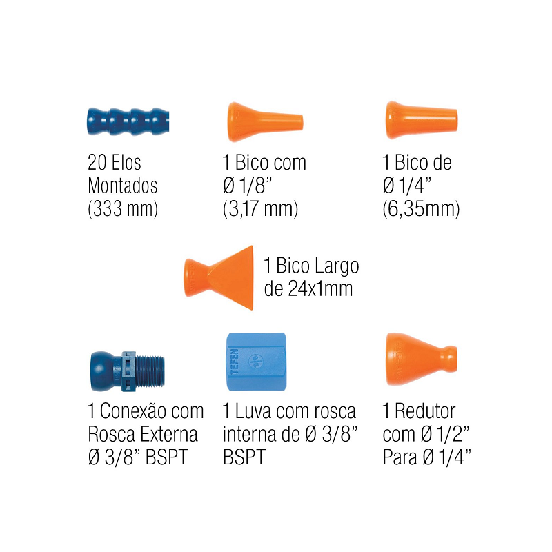 Jogo Flexível Fixoflex 1/4