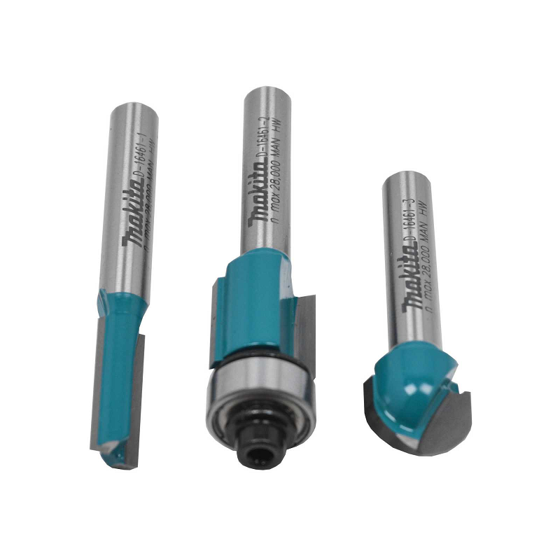 jogo de fresas para tupia 3 pecas d 16461 makita 1