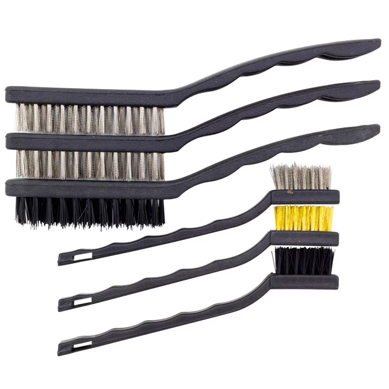 Jogo 6 Escovas Ao Grandes e Pequenas Western 2577 2