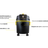 Aspirador de P e Lquido Karcher 15L 1300W NT 585 BASIC   220V