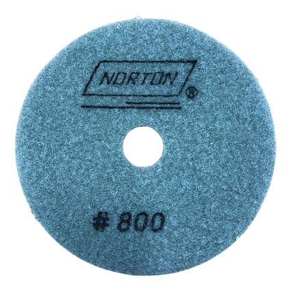 Disco Diamantado Flexvel para Polimento 100mm Gro 800 Verde Norton 2