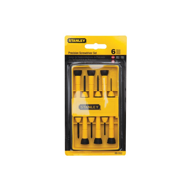 Jogo Chave FendaPhillips de Preciso 06 Peas Stanley 66 052 5