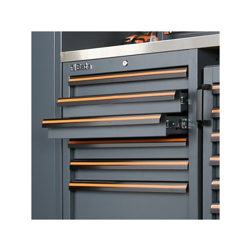 Mobilirio para Oficina Completo Bancada em Inox Beta C45PRO X 2