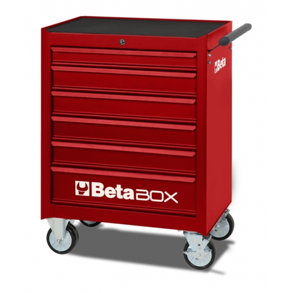 Carrinho para Ferramentas Beta 06 Gavetas C04 BOX   Vermelho