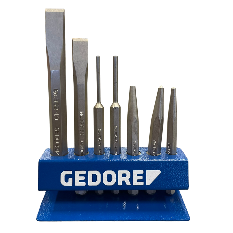 Jogo de TalhadeirasPunesSaca Pinos 7 Peas Gedore VK246 038302 2