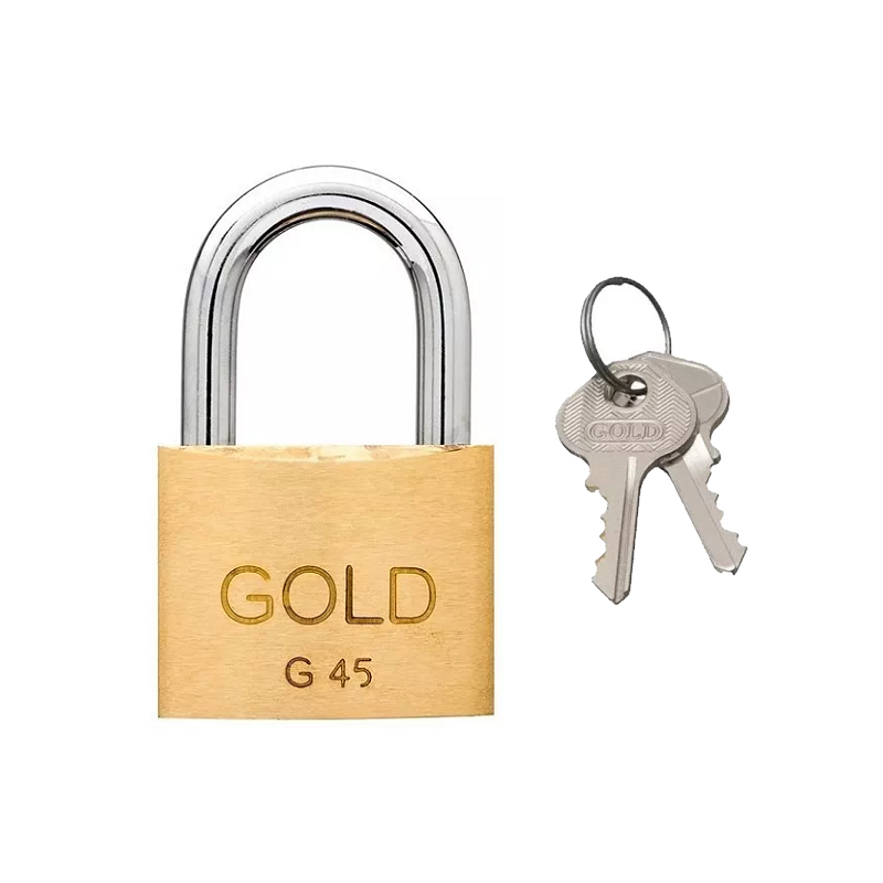 Cadeado 45mm Lato Gold GCC200006