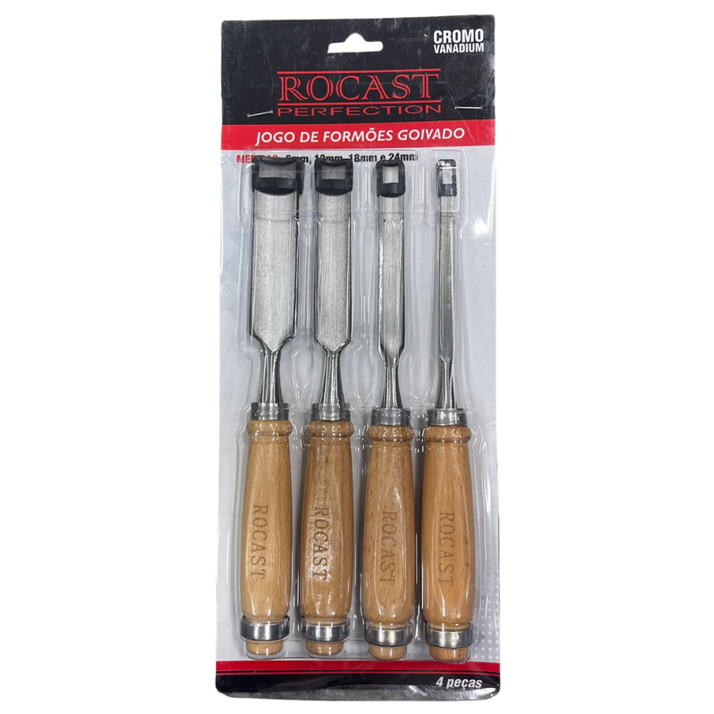 Jogo de Formo Goivado 4 Peas Rocast 1770011 2