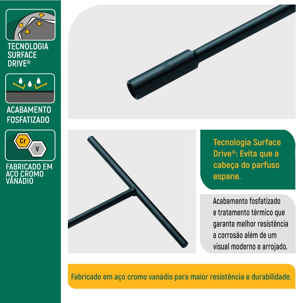 ハシスタローン Chave Canhão Tipo T 17mm Sata ST47710SC | COREBRAL