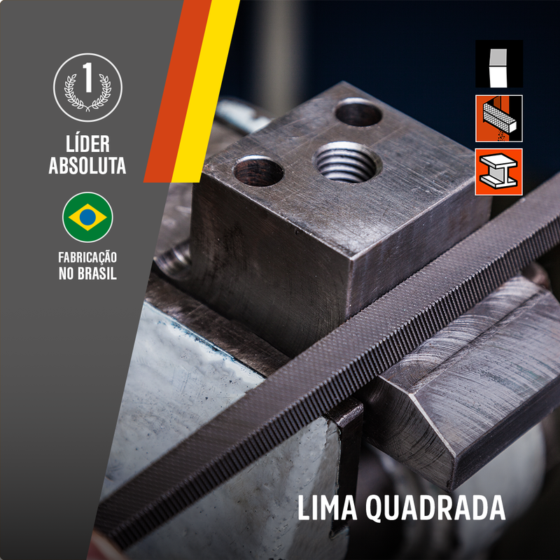 Lima Mecnica Quadrada Bastarda 8 Nicholson CCabo 13081BC 3