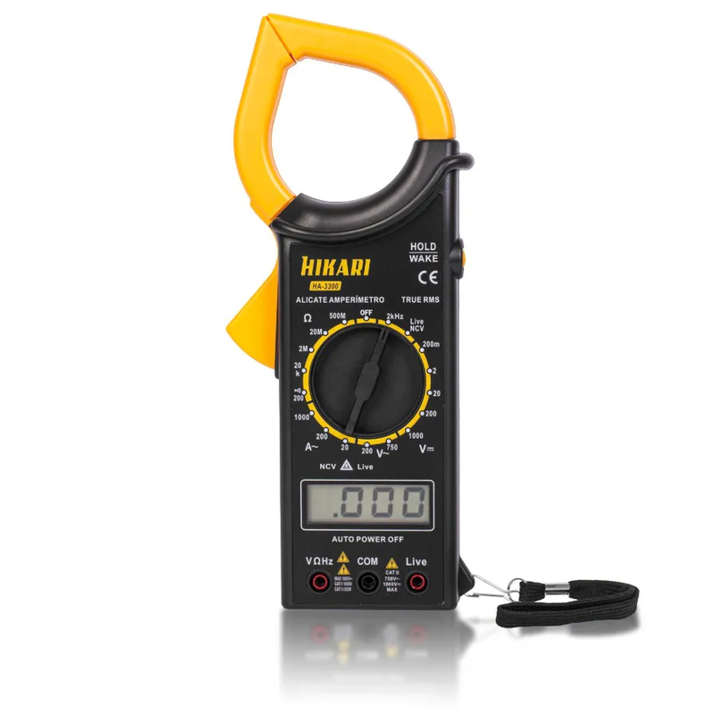 Alicate Amperímetro Digital CATIII 600V Hikari HA-3300 21N292