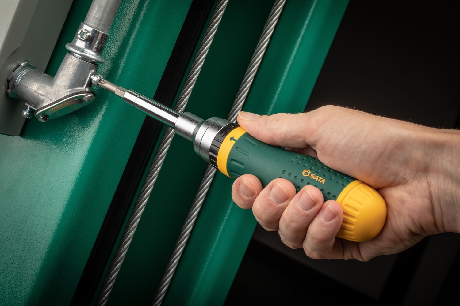 Kit de Chaves Cabo Reto com Catraca Multiuso Sata ST09350 | COREBRAL