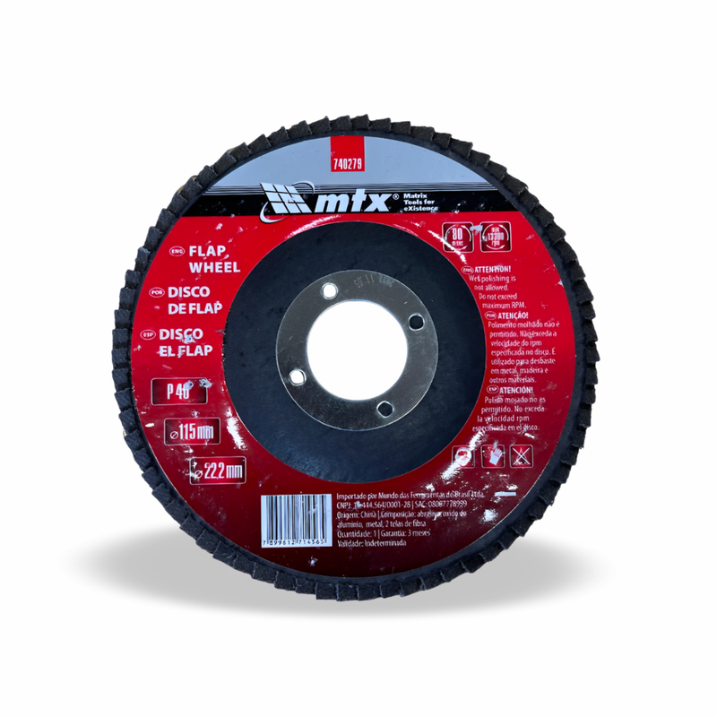 Disco de Lixa Flap 4.1/2