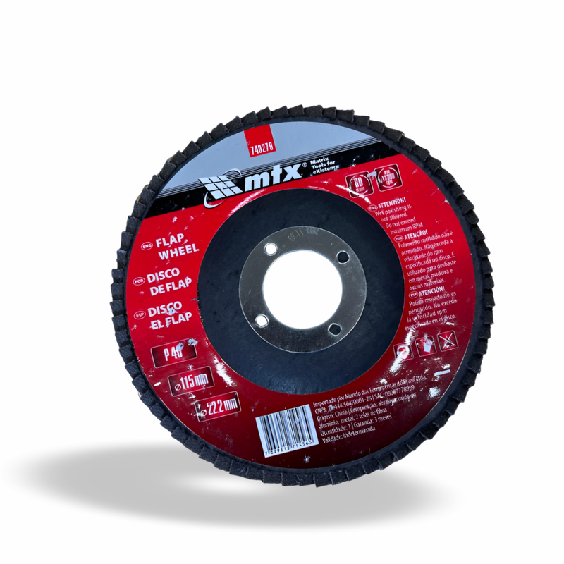 Disco de Lixa Flap 4.1/2