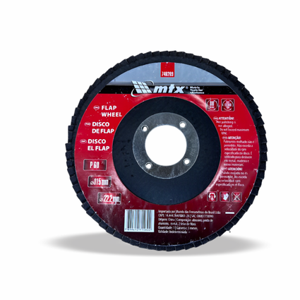 Disco de Lixa Flap 4.1/2