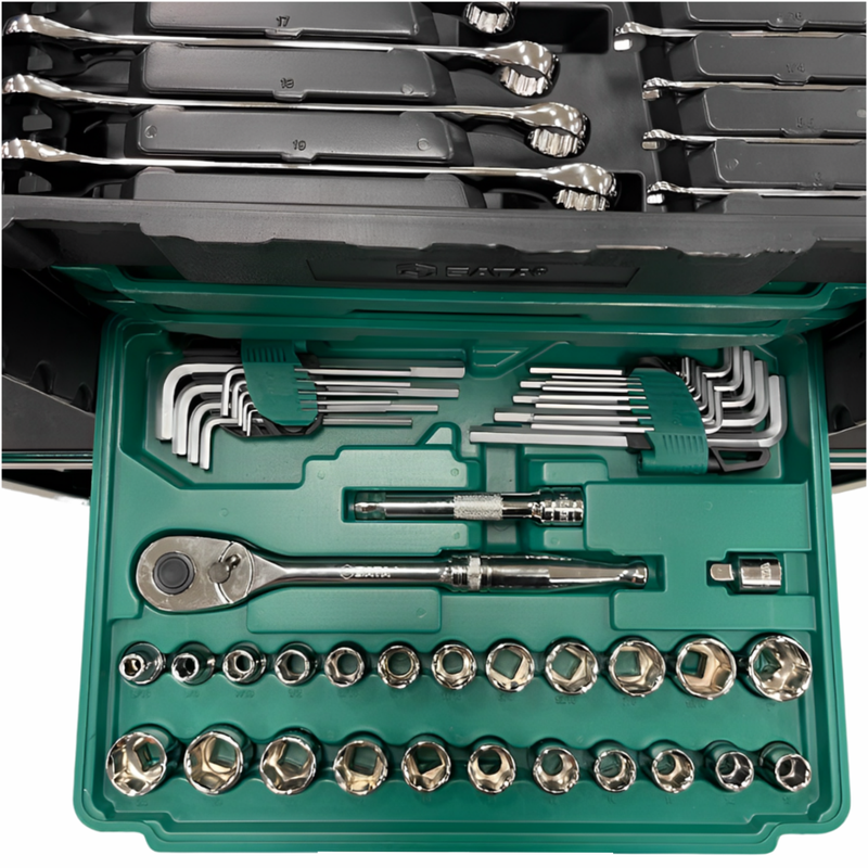 Gabinete de Ferramentas Sata 213 Peças ST09512U – 3 Gavetas