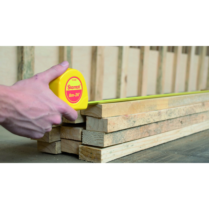 Trena de Bolso 3 Metros com Trava mmPol Starrett STS12 3ME 2