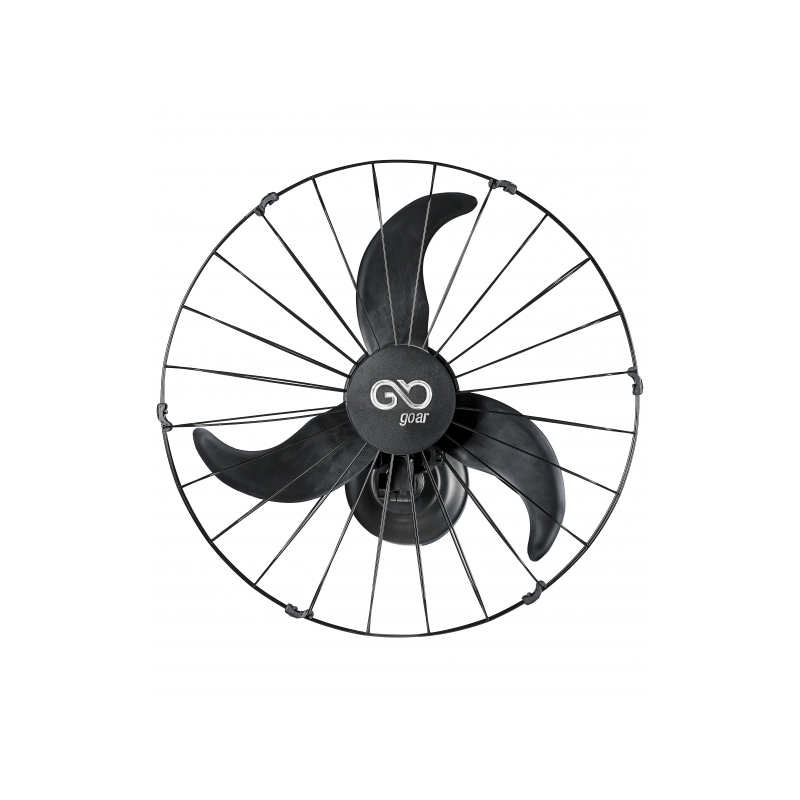 Ventilador de Parede Oscilante 60cm 180W Preto Goar V60 V60PPRRB 2