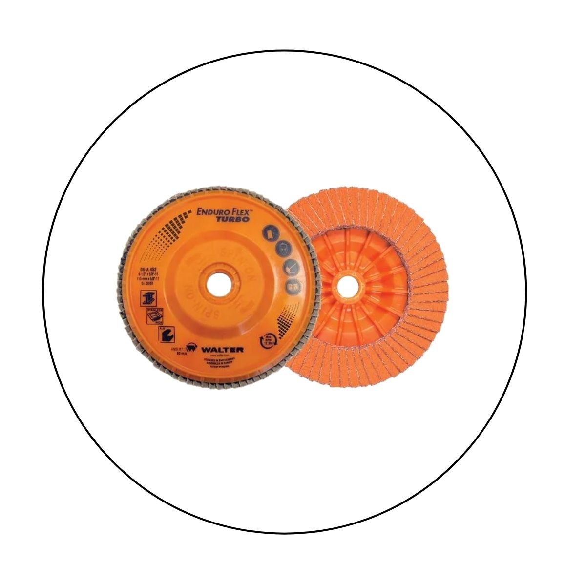 Disco de Lixa Flap 4.1/2