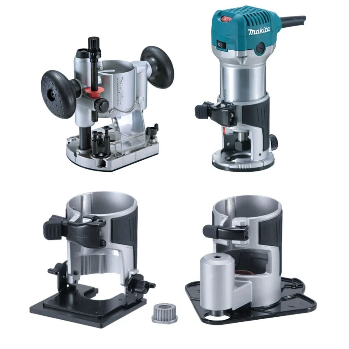 Tupia Makita 6MM 710W com Kit de 4 Bases e Bolsa | COREBRAL