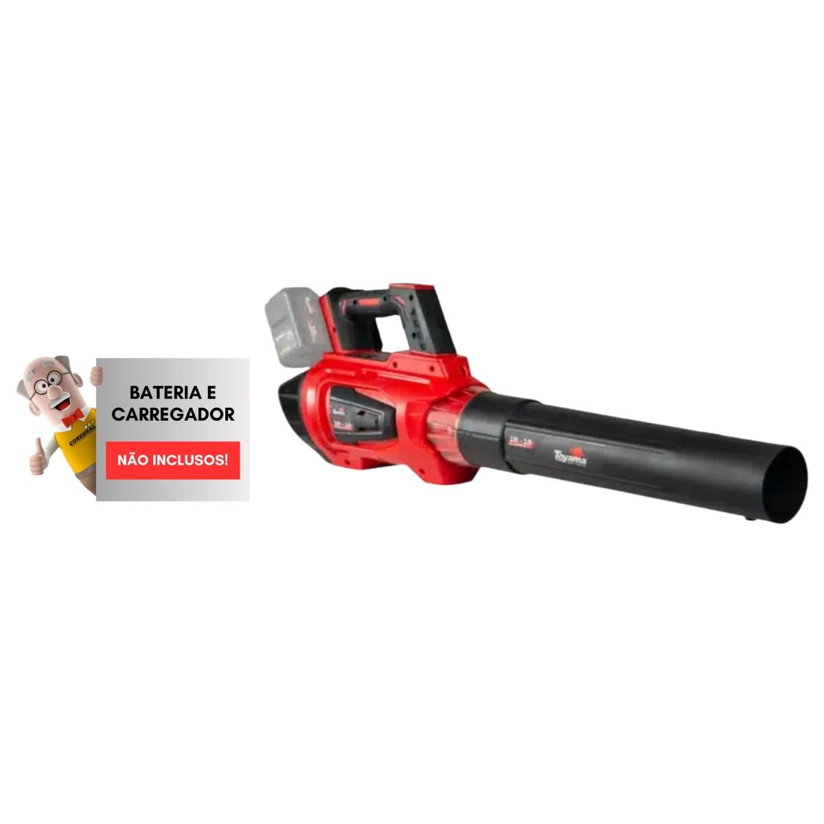 Soprador à Bateria Toyama TBT18+18ABL620 – Potente, Resistente e
