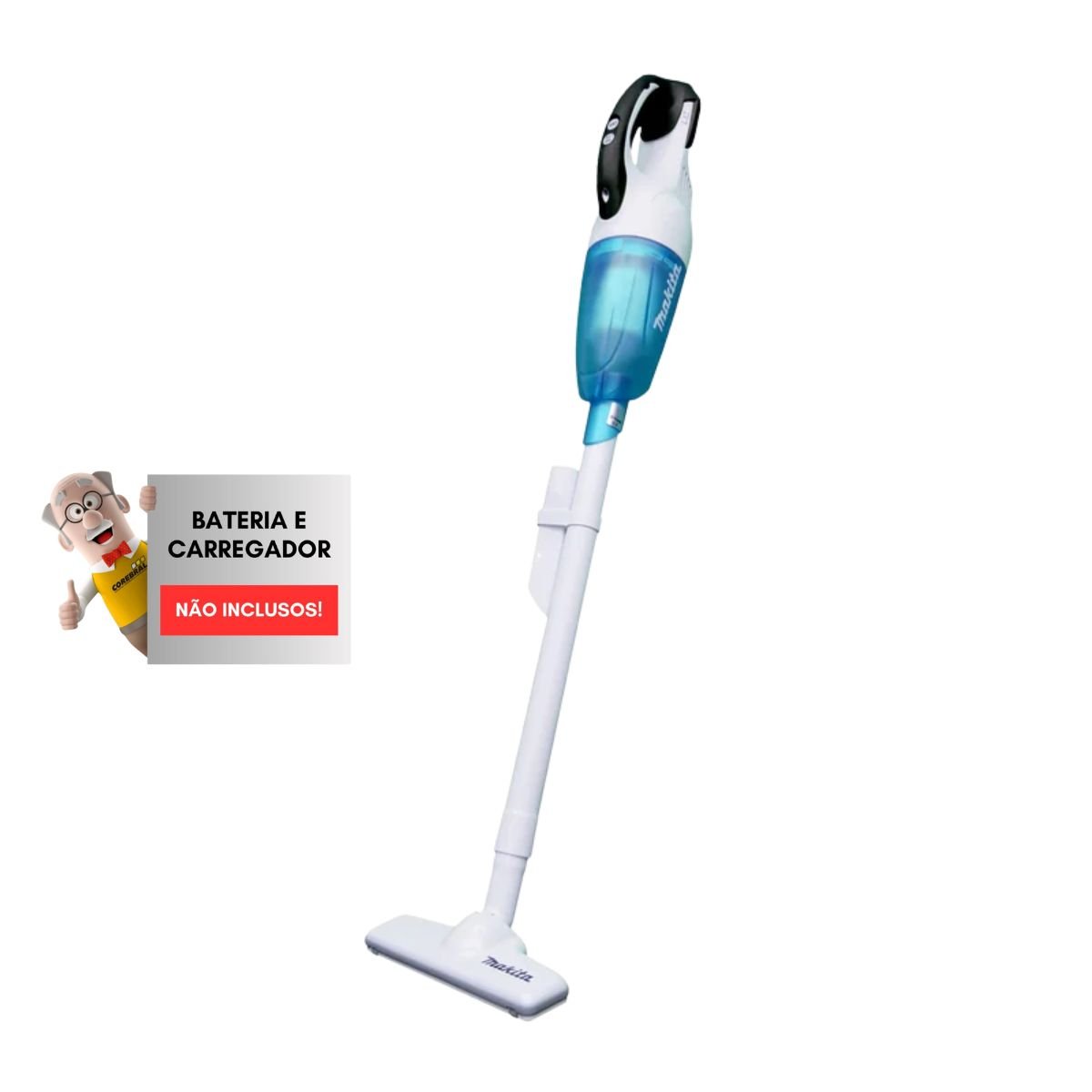 Aspirador de Pó Makita DCL181FZWX 18V com Botão de 2 Velocidades à