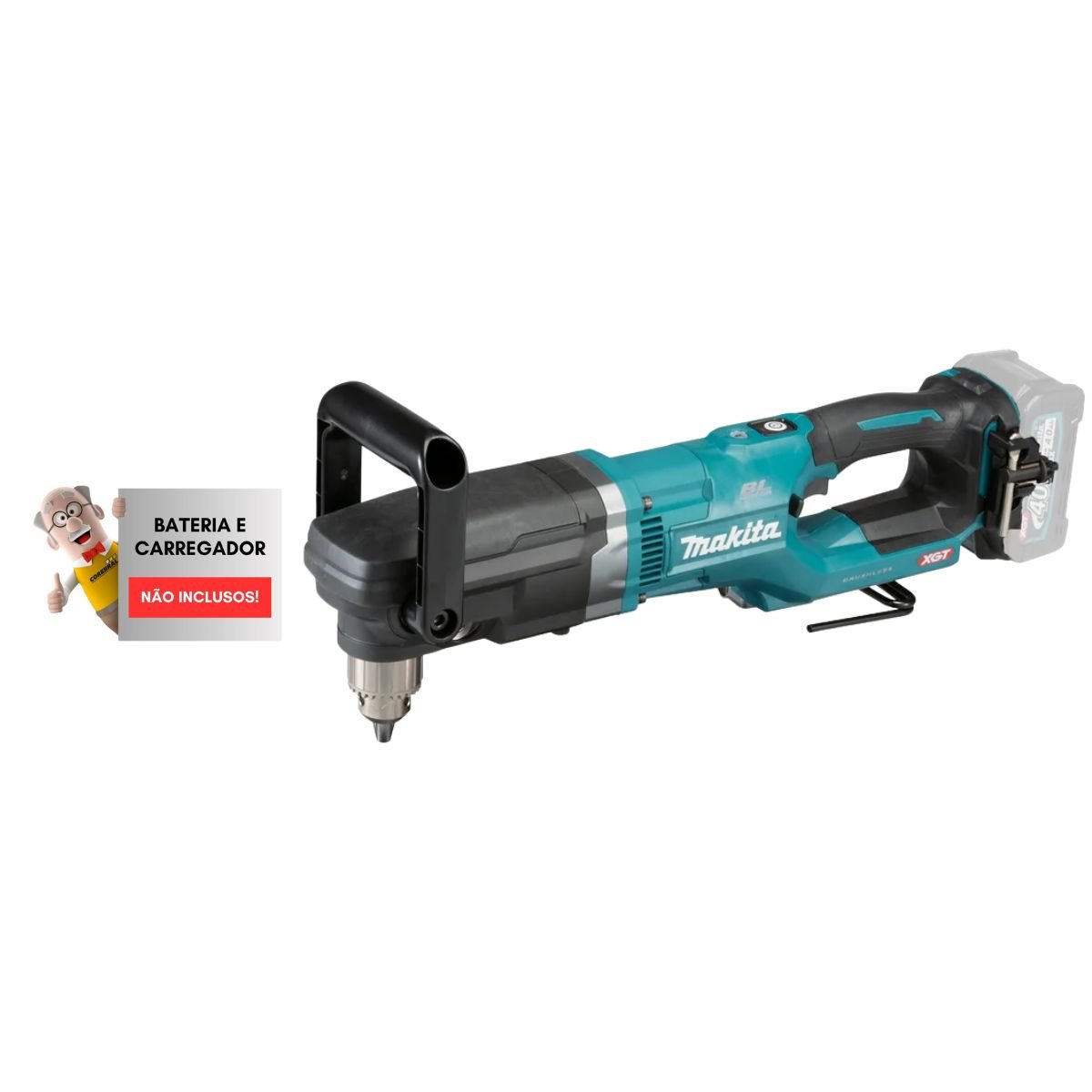 Furadeira Angular Makita 40V XGT 13mm DA001GZ – Potente, Precisa e