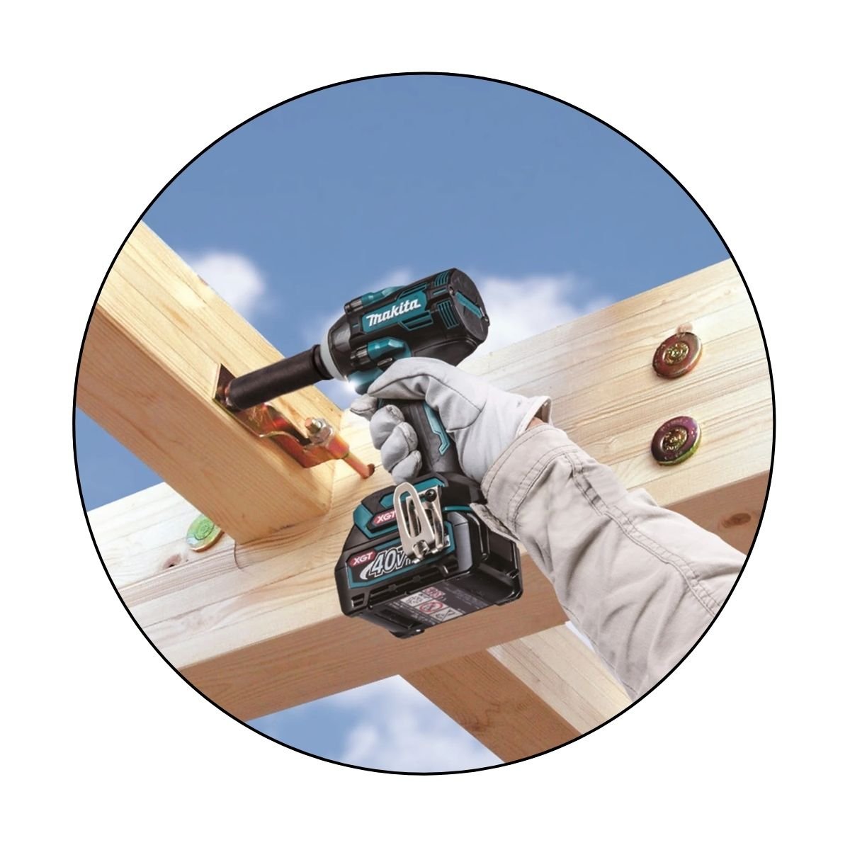 Chave de Impacto Makita 40V XGT TW004GZ 1/2
