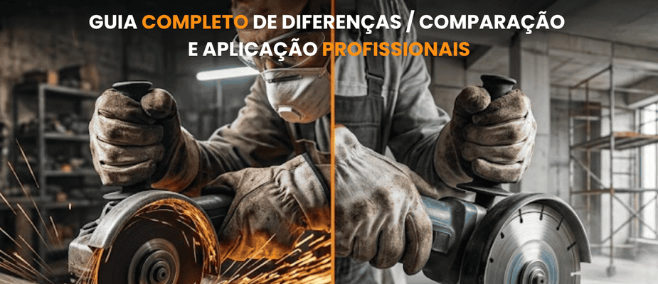 Disco diamantado x disco abrasivo: qual usar? (Guia Completo 2026)