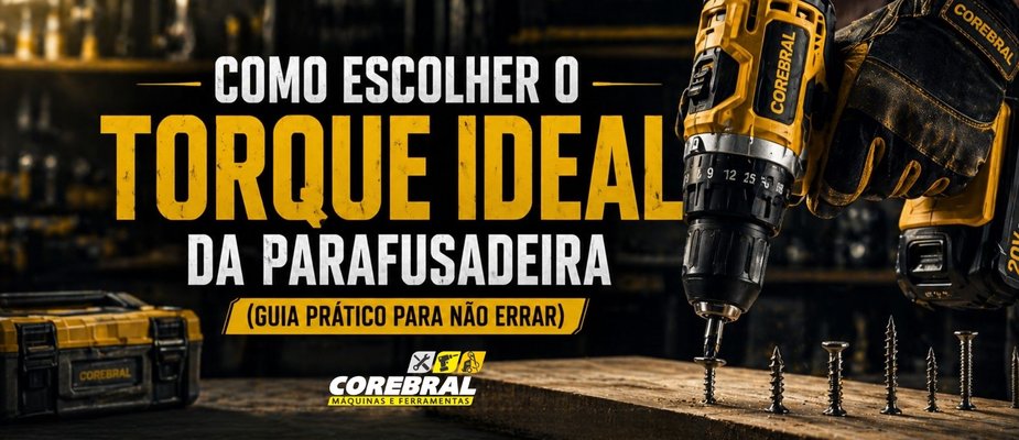 Como escolher o torque ideal da parafusadeira (guia prático para não errar)