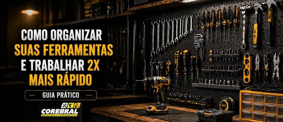 Como organizar suas ferramentas e trabalhar 2x mais rápido (guia prático)
