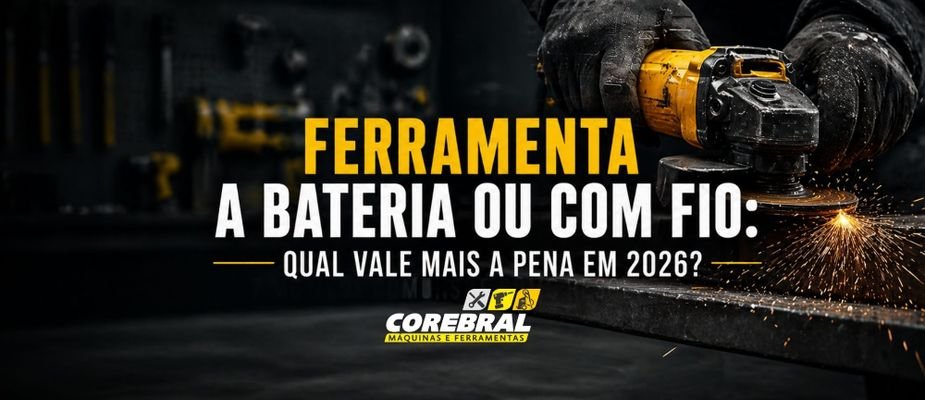 Ferramenta a Bateria ou com Fio: Qual Vale Mais a Pena em 2026?