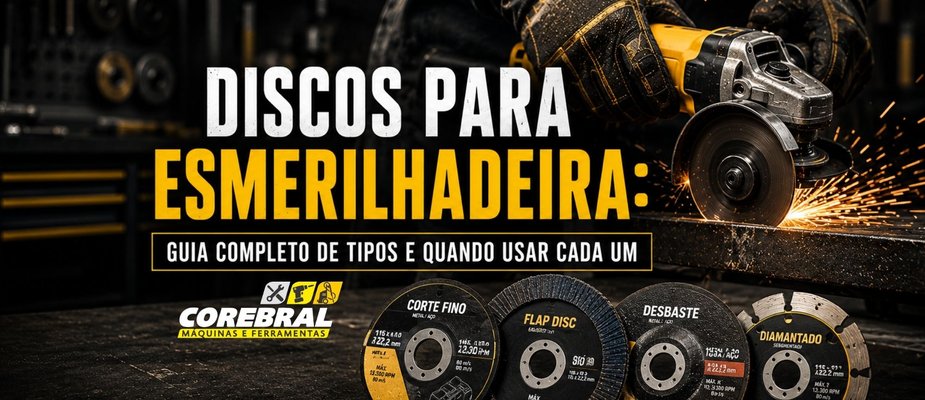 Discos para Esmerilhadeira: Guia Completo de Tipos e Quando Usar Cada Um Discos para Esmerilhadeira: Guia Completo de Tipos e Quando Usar Cada Um