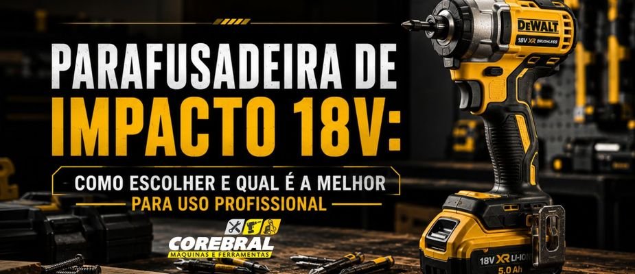 Parafusadeira de Impacto 18V: Como Escolher e Qual é a Melhor para Uso Profissional