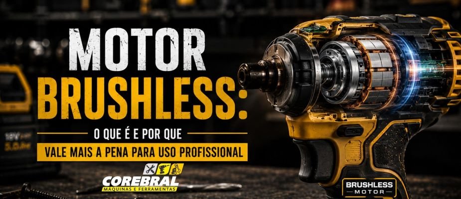 Motor Brushless por que vale mais a pena para uso profissional
