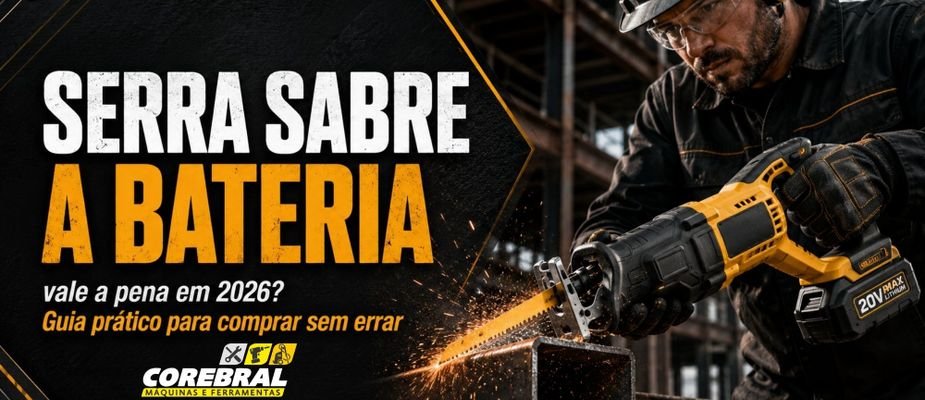 Serra sabre a bateria vale a pena em 2026? Guia pratico para comprar sem errar