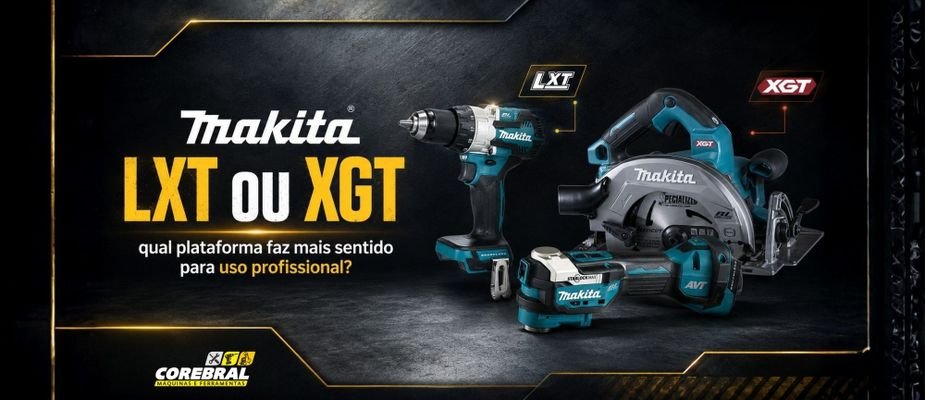 Makita LXT ou XGT: qual plataforma faz mais sentido para uso profissional?