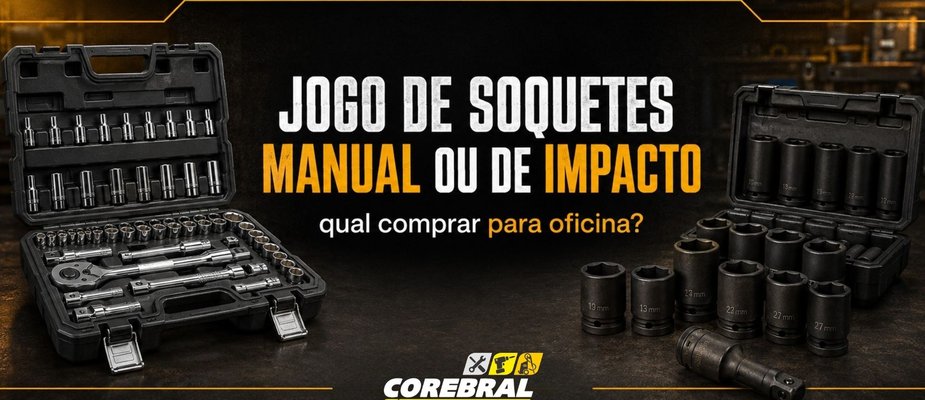 Jogo de soquetes manual ou de impacto: qual comprar para oficina? Jogo de soquetes manual ou de impacto: qual comprar para oficina?