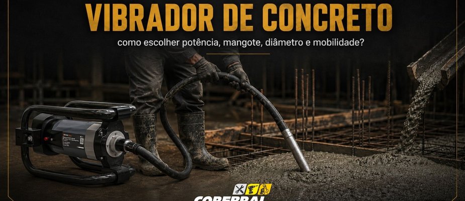 Vibrador de concreto: como escolher potência, mangote, diâmetro e mobilidade? Vibrador de concreto: como escolher potência, mangote, diâmetro e mobilidade?